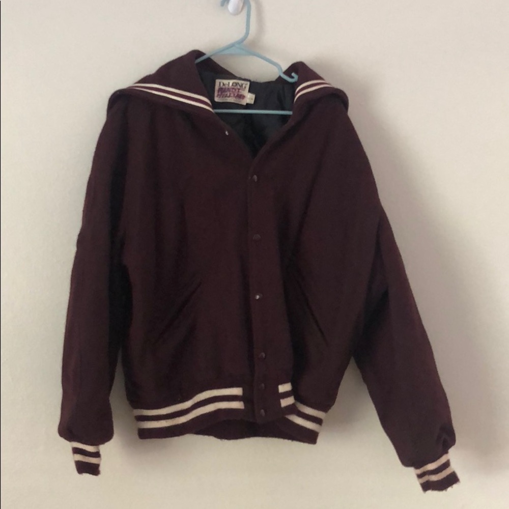 Vintage DeLong Sailor Varsity Style Jacket - XL